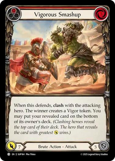 Image for Vigorous Smashup (Red) [SUP164] - Flesh and Blood TCG