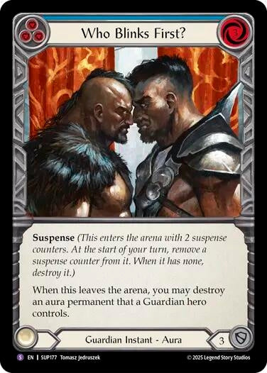 Image for Who Blinks First? [SUP177] - Flesh and Blood TCG