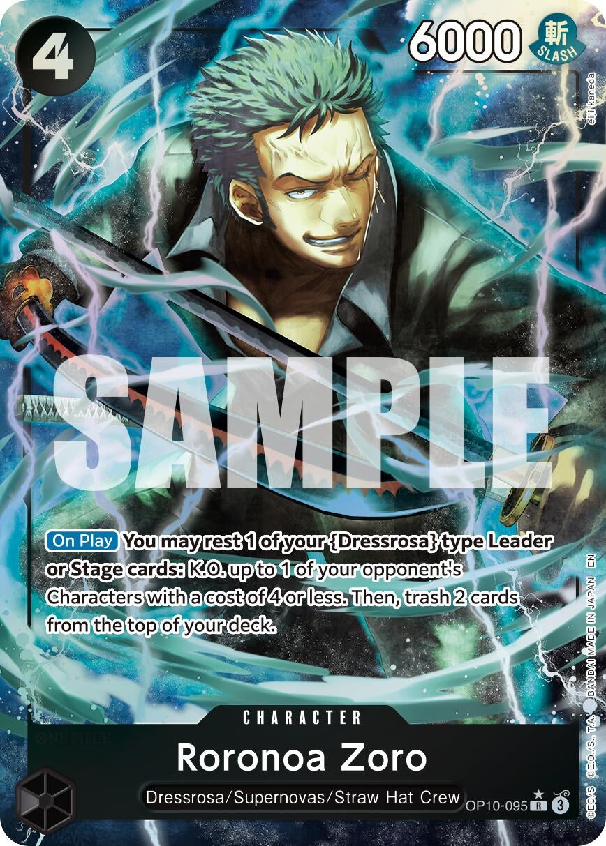 Image for Roronoa Zoro - OP10-095 (Alternate Art) [OP10-095] - One Piece Card Game