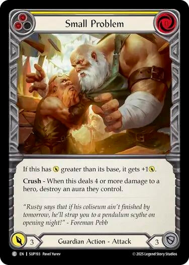 Image for Small Problem [SUP193] - Flesh and Blood TCG