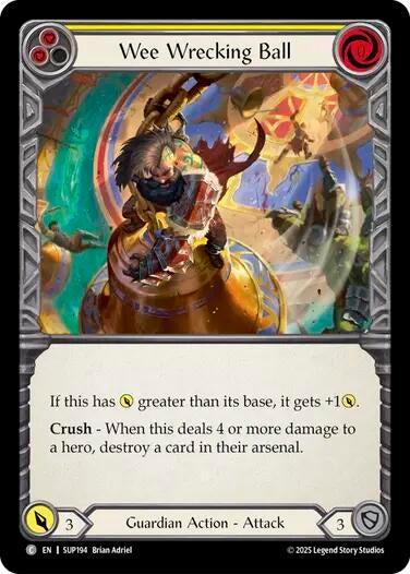 Image for Wee Wrecking Ball [SUP194] - Flesh and Blood TCG