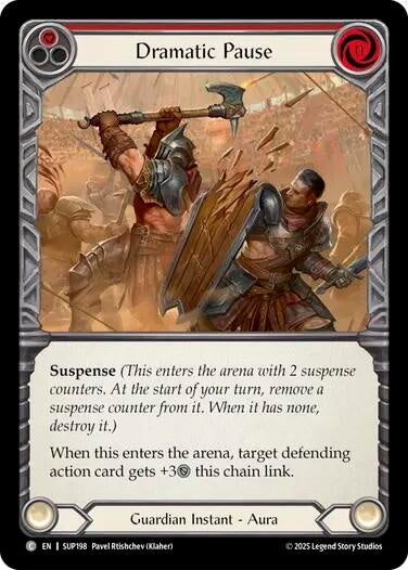 Image for Dramatic Pause (Red) [SUP198] - Flesh and Blood TCG