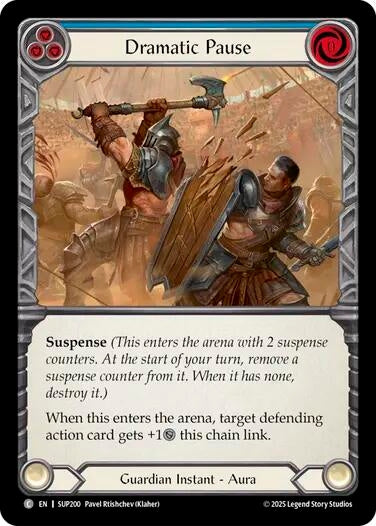 Image for Dramatic Pause (Blue) [SUP200] - Flesh and Blood TCG