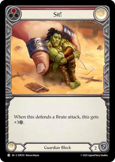 Image for Sit! [SUP210] - Flesh and Blood TCG