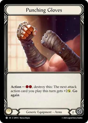 Image for Punching Gloves [SUP213] - Flesh and Blood TCG