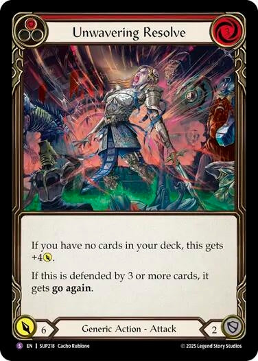 Image for Unwavering Resolve [SUP218] - Flesh and Blood TCG
