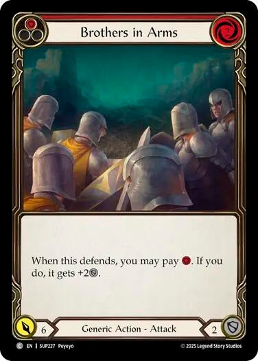 Image for Brothers in Arms (Red) [SUP227] - Flesh and Blood TCG