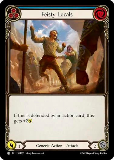 Image for Feisty Locals (Blue) [SUP232] - Flesh and Blood TCG