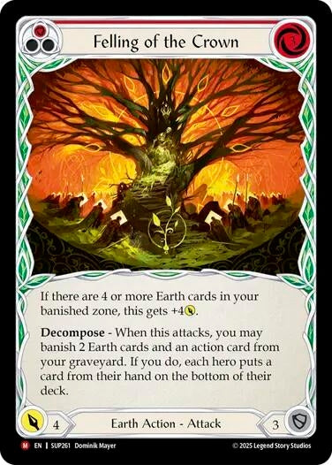 Image for Felling of the Crown [SUP261] - Flesh and Blood TCG