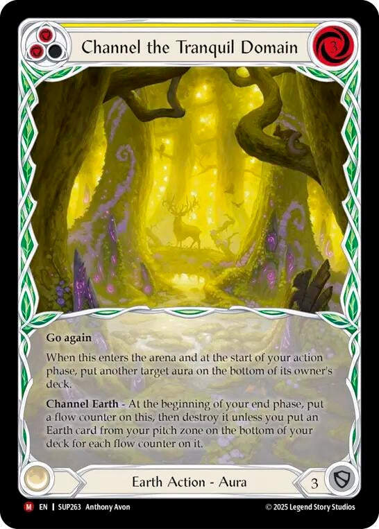 Image for Channel the Tranquil Domain (Extended Art) [SUP263] - Flesh and Blood TCG