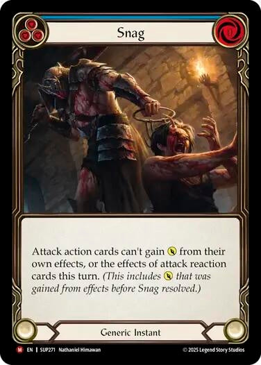 Image for Snag [SUP271] - Flesh and Blood TCG