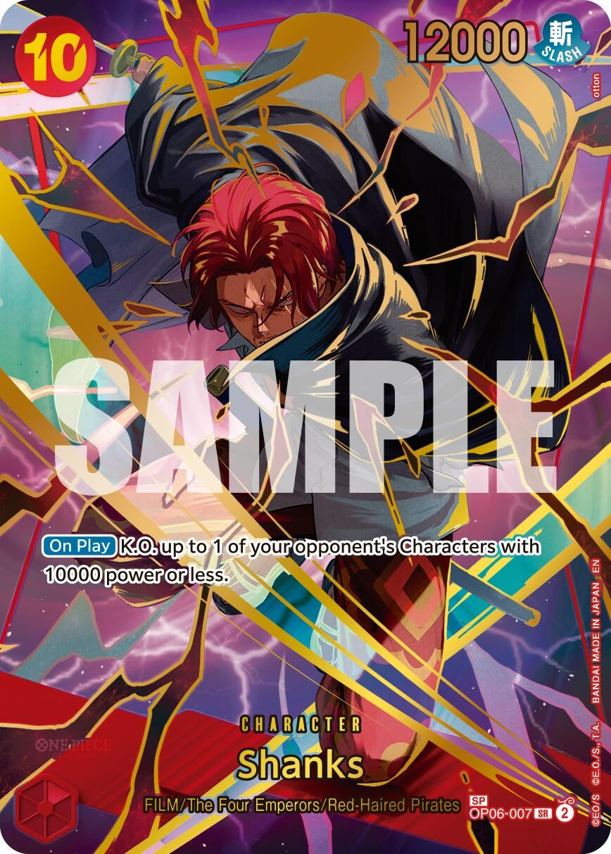 Image for Shanks (SP) [OP06-007] - One Piece Card Game