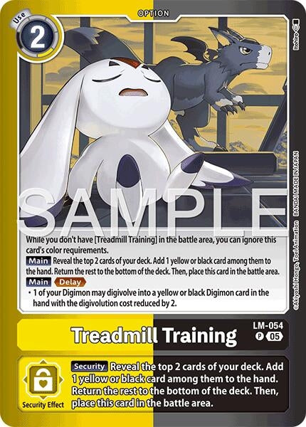 Image for Treadmill Training [LM-054 P] - Digimon Card Game