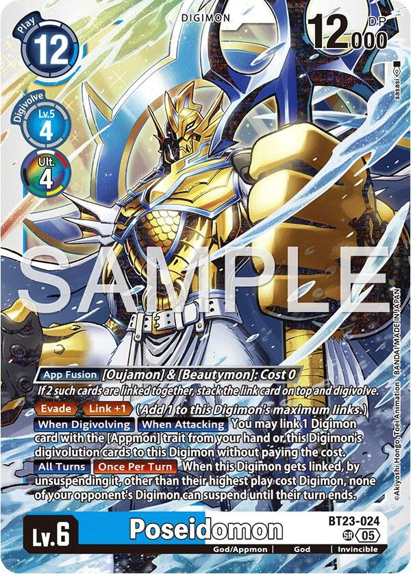 Image for Poseidomon [BT23-024] - Digimon Card Game