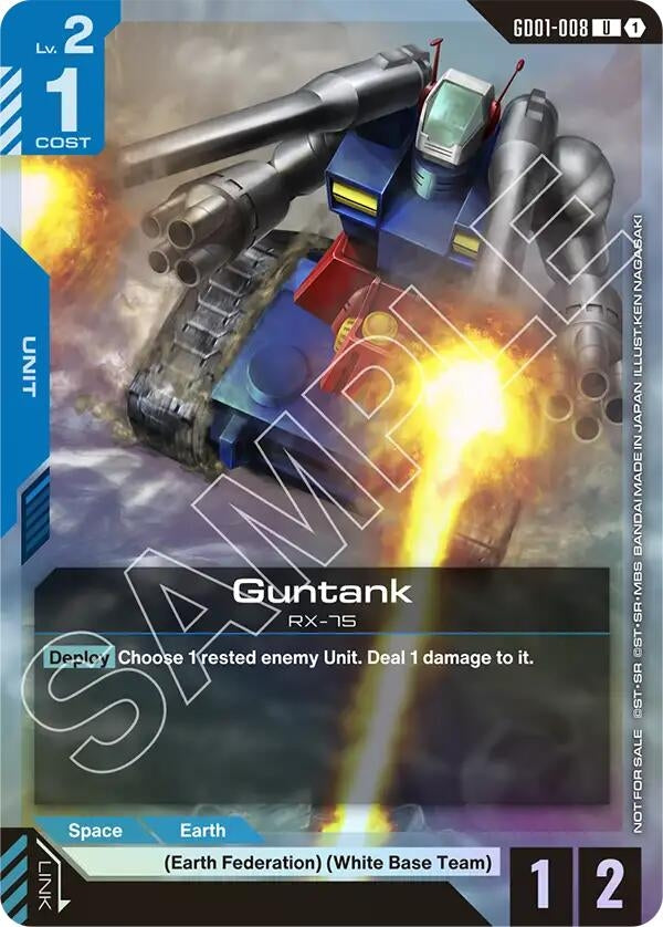 Image for Guntank (Championship Participation Pack 01) [GD01-008] - Gundam Card Game