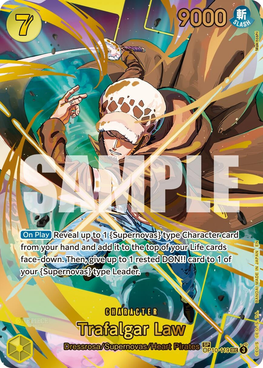 Image for Trafalgar Law - OP10-119 (SP) [OP10-119] - One Piece Card Game