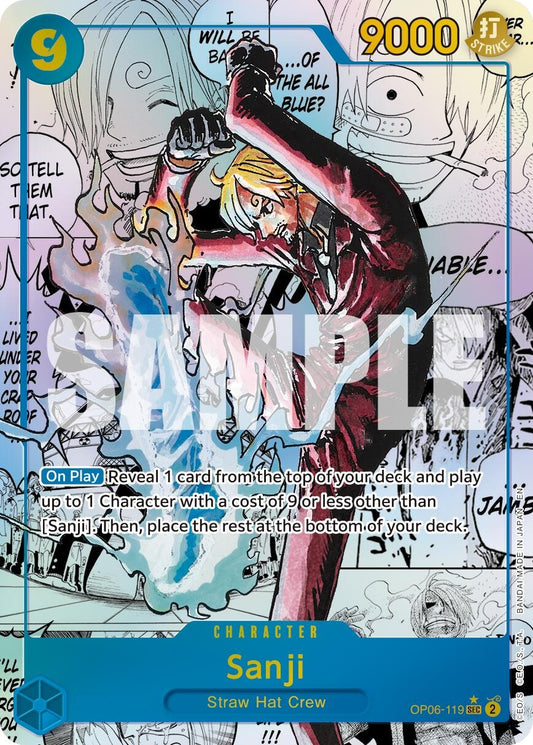 Image for Sanji - OP06-119 (Manga) [OP06-119] - One Piece Card Game