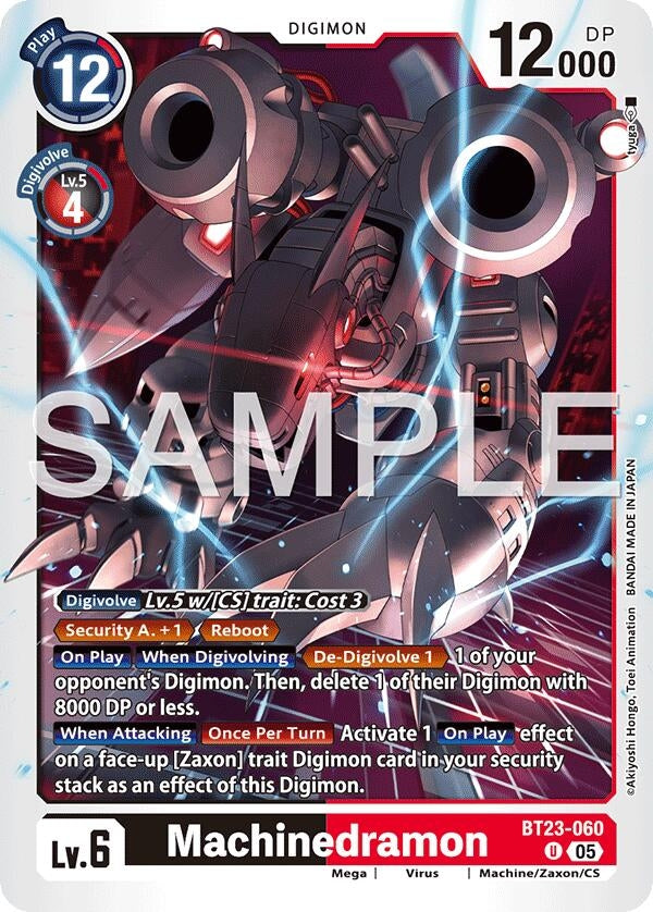 Image for Machinedramon [BT23-060 U] - Digimon Card Game