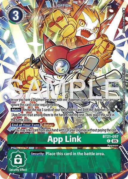 Image for App Link [BT21-097 C] - Digimon Card Game