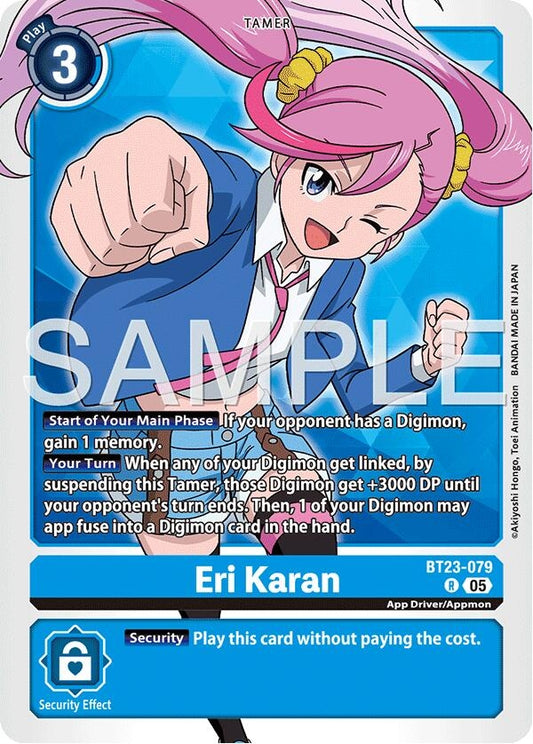 Image for Eri Karan [BT23-079 R] - Digimon Card Game