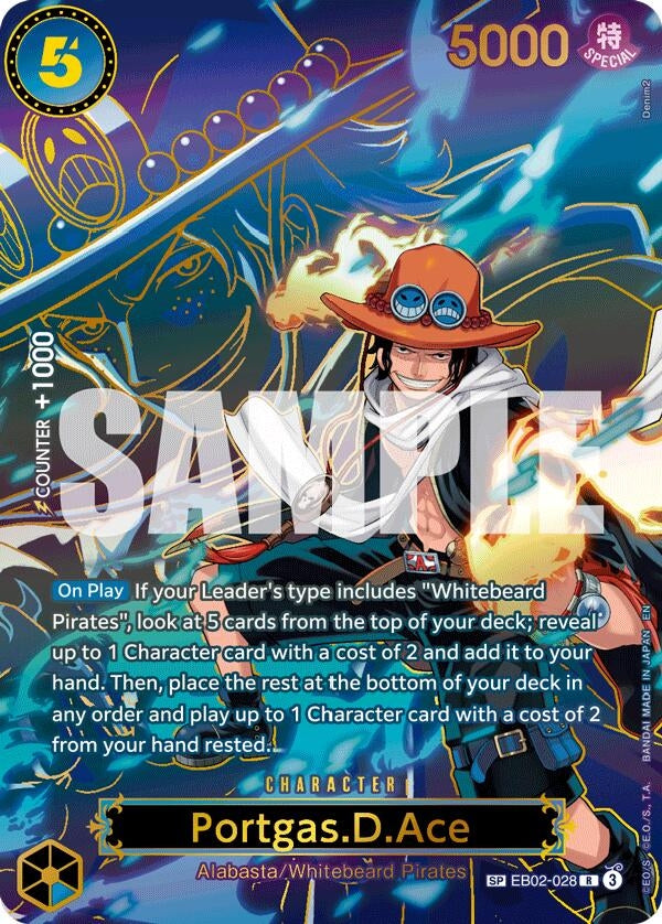 Image for Portgas.D.Ace - EB02-028 (SP) [EB02-028] - One Piece Card Game