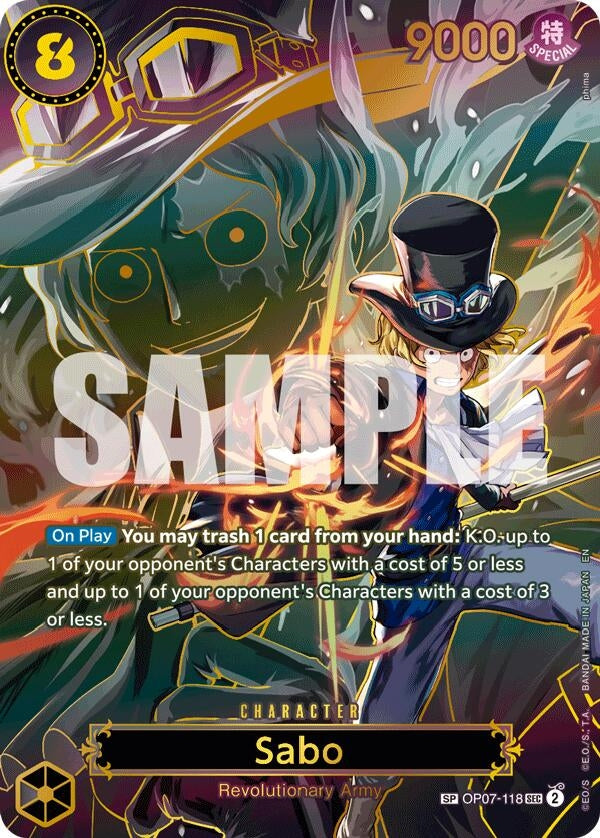 Image for Sabo - OP07-118 (SP) [OP07-118] - One Piece Card Game