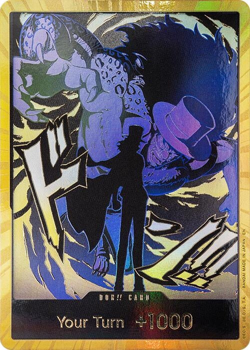 Image for DON!! Card (Rob Lucci) (Gold) - One Piece Card Game