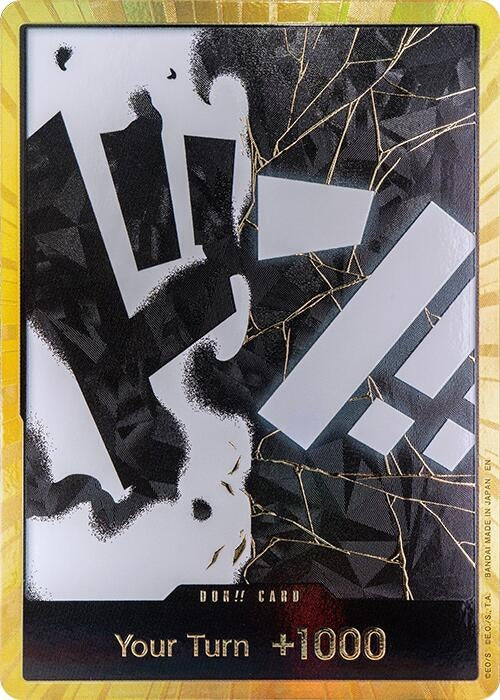 Image for DON!! Card (Teach) (Gold) - One Piece Card Game
