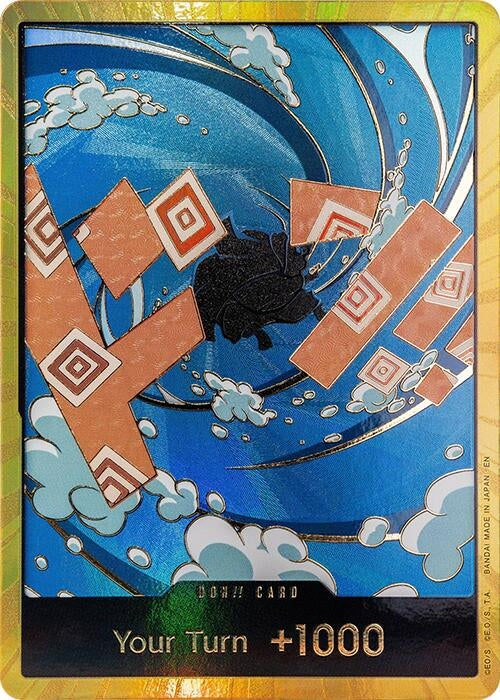 Image for DON!! Card (Jinbe) (Gold) - One Piece Card Game