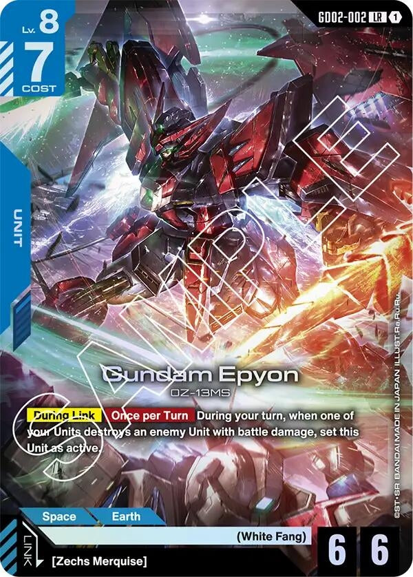 Image for Gundam Epyon [GD02-002] - Gundam Card Game