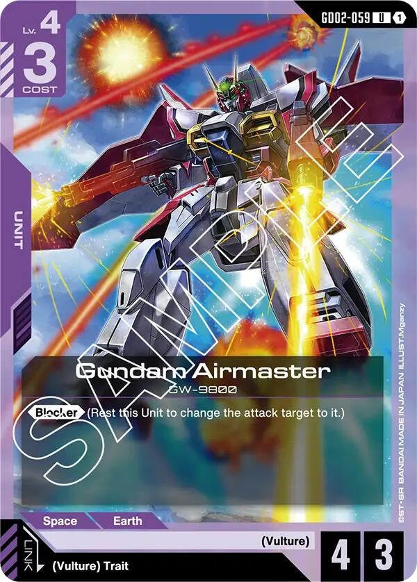 Image for Gundam Airmaster [GD02-059] - Gundam Card Game