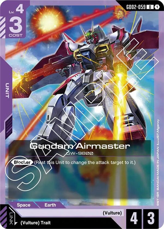 Image for Gundam Airmaster [GD02-059] - Gundam Card Game