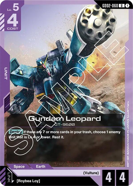 Image for Gundam Leopard [GD02-060] - Gundam Card Game