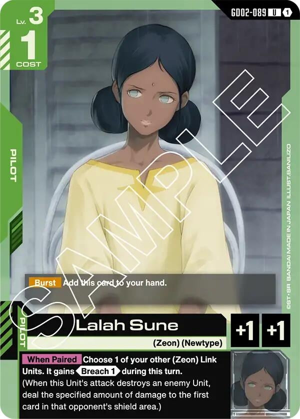 Image for Lalah Sune [GD02-089] - Gundam Card Game