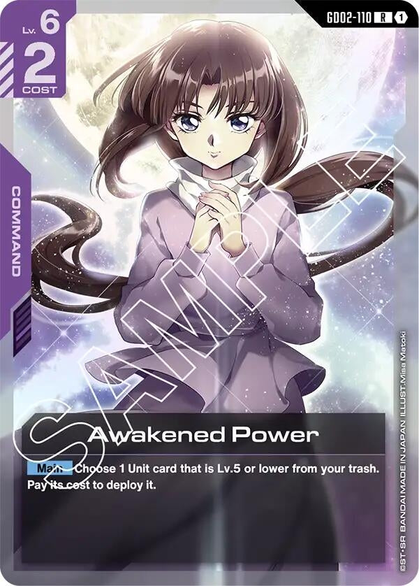 Image for Awakened Power [GD02-110] - Gundam Card Game
