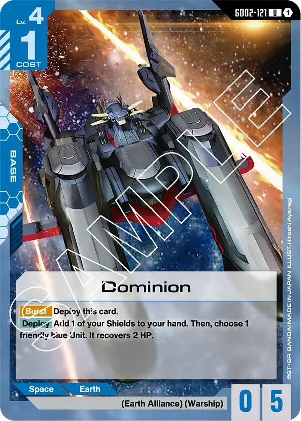 Image for Dominion [GD02-121] - Gundam Card Game