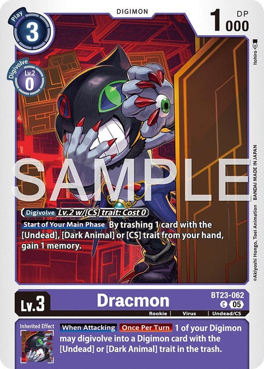 Image for Dracmon [BT23-062 C] - Digimon Card Game