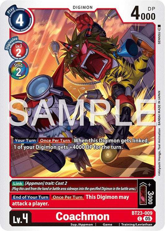 Image for Coachmon [BT23-009 C] - Digimon Card Game