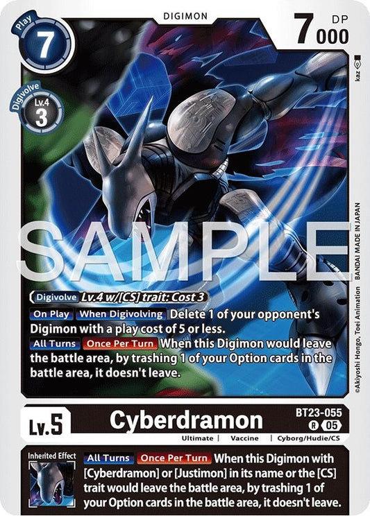 Image for Cyberdramon [BT23-055 R] - Digimon Card Game
