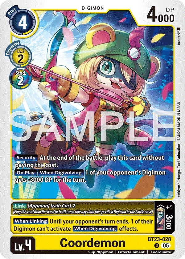 Image for Coordemon [BT23-028 U] - Digimon Card Game