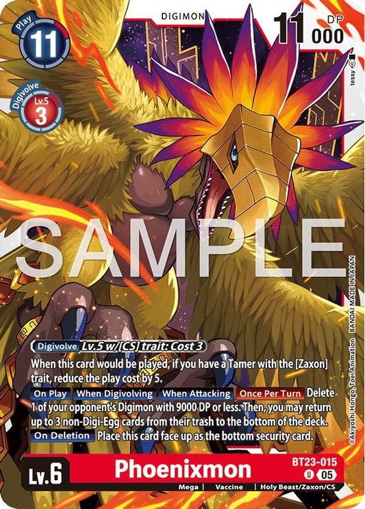 Image for Phoenixmon [BT23-015 U] - Digimon Card Game