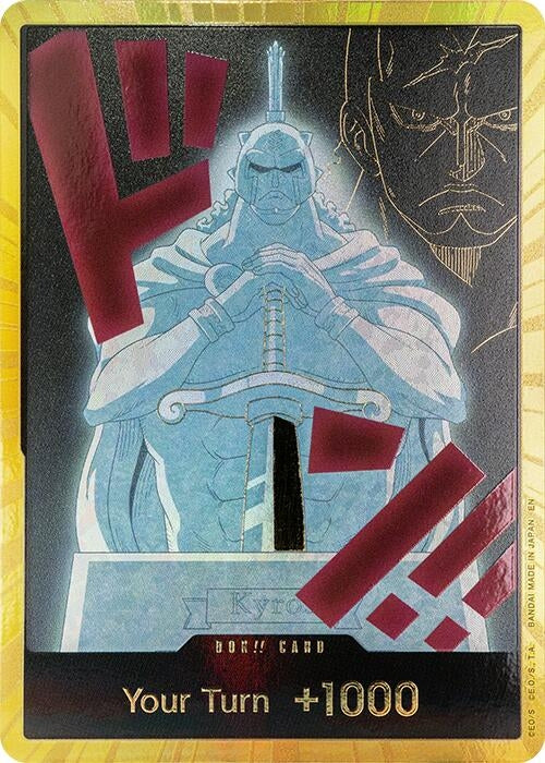 Image for DON!! Card (Kyros) (Gold) - One Piece Card Game