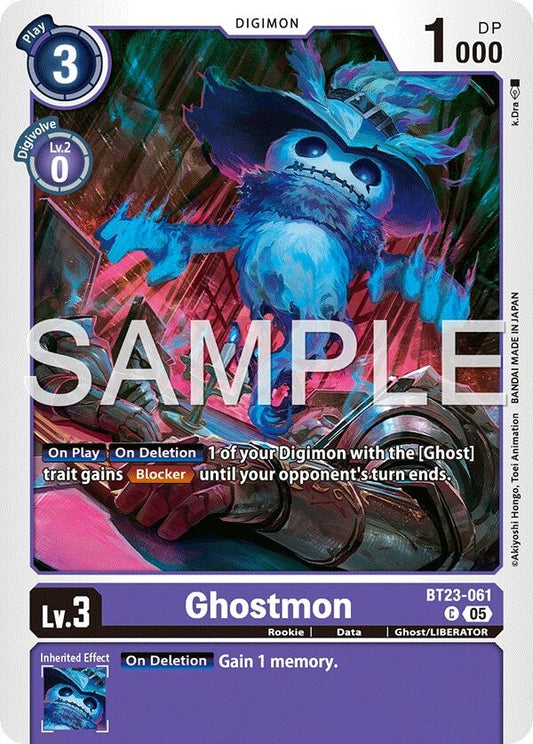 Image for Ghostmon [BT23-061 C] - Digimon Card Game