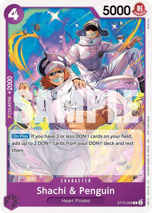 Image for Shachi & Penguin (Tournament Pack 2025 Vol. 4) [ST10-008] - One Piece Card Game