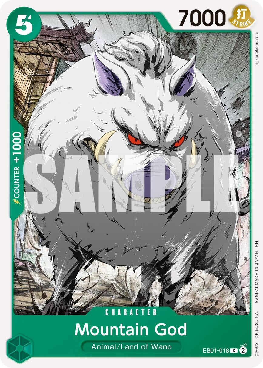 Image for Mountain God (Reprint) [EB01-018] - One Piece Card Game