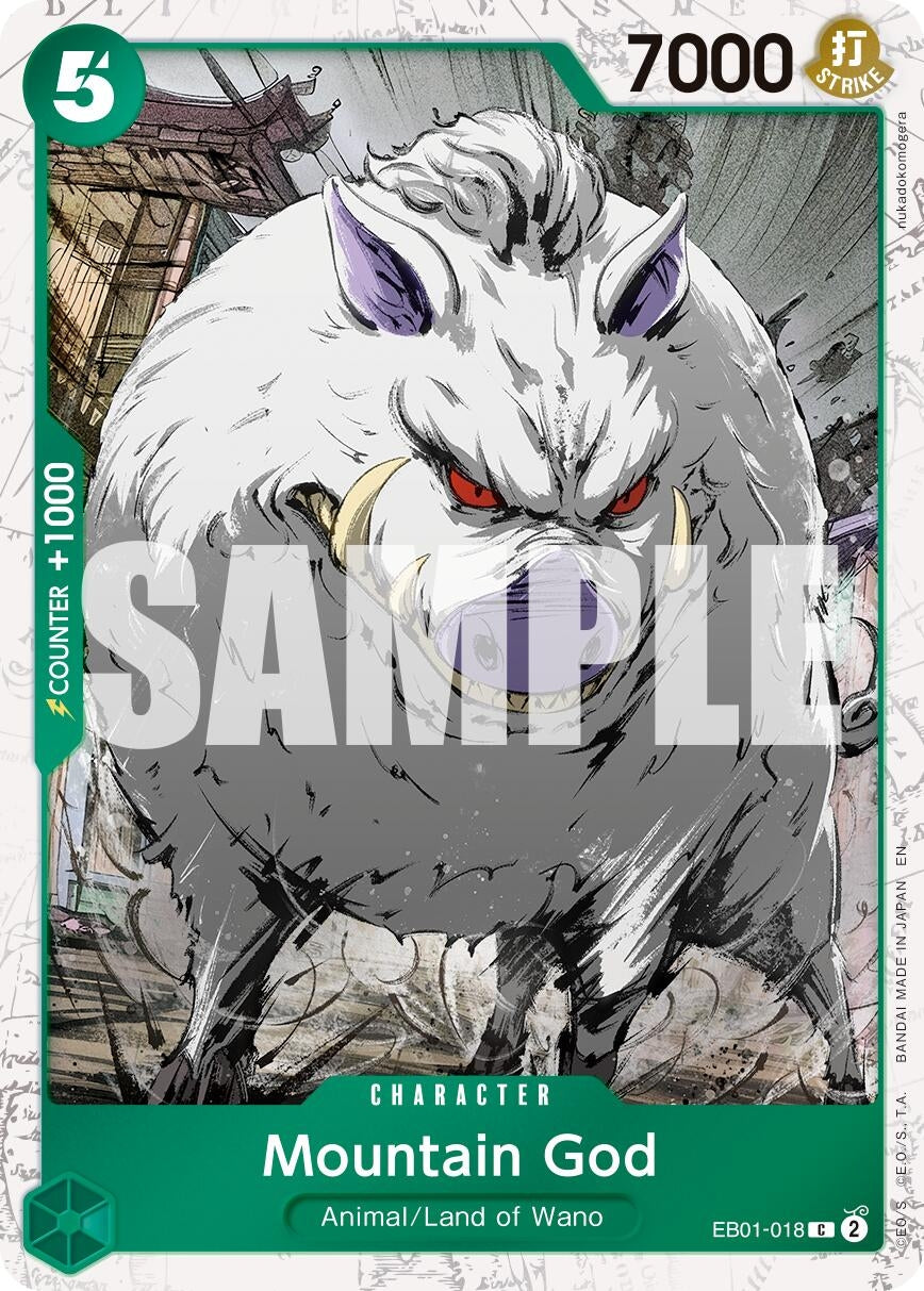 Image for Mountain God (Pirate Foil) [EB01-018] - One Piece Card Game