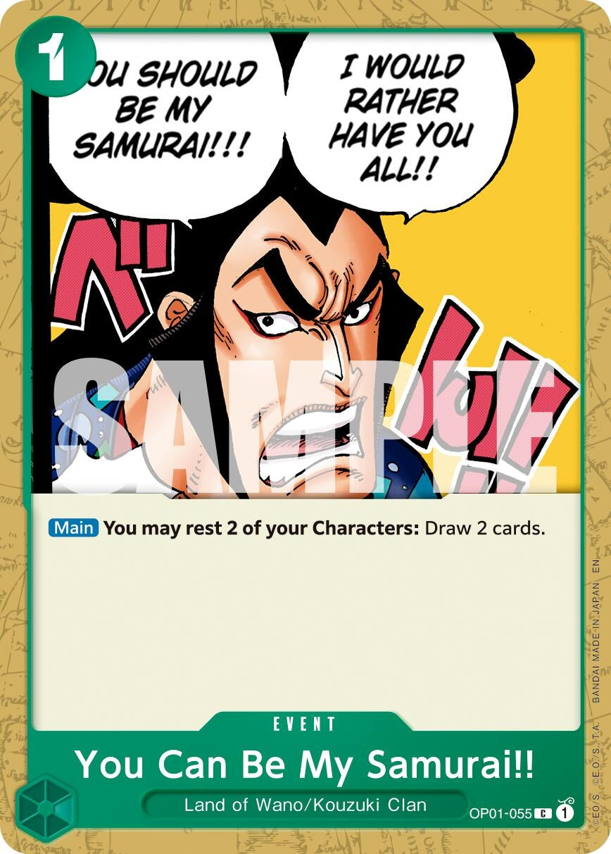 Image for You Can Be My Samurai!! (Reprint) [OP01-055] - One Piece Card Game