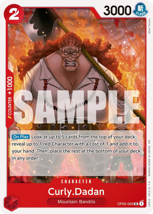 Image for Curly.Dadan (Reprint) [OP02-005] - One Piece Card Game