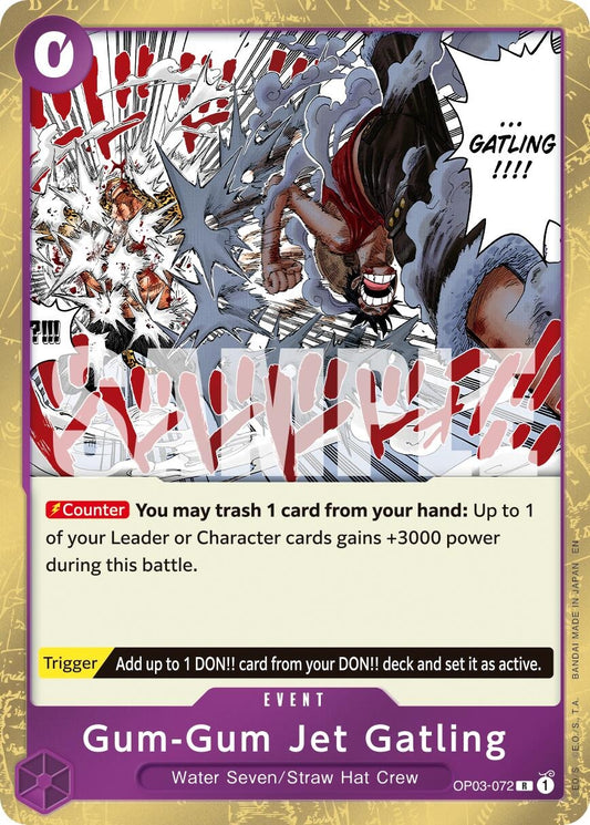 Image for Gum-Gum Jet Gatling (Reprint) [OP03-072] - One Piece Card Game