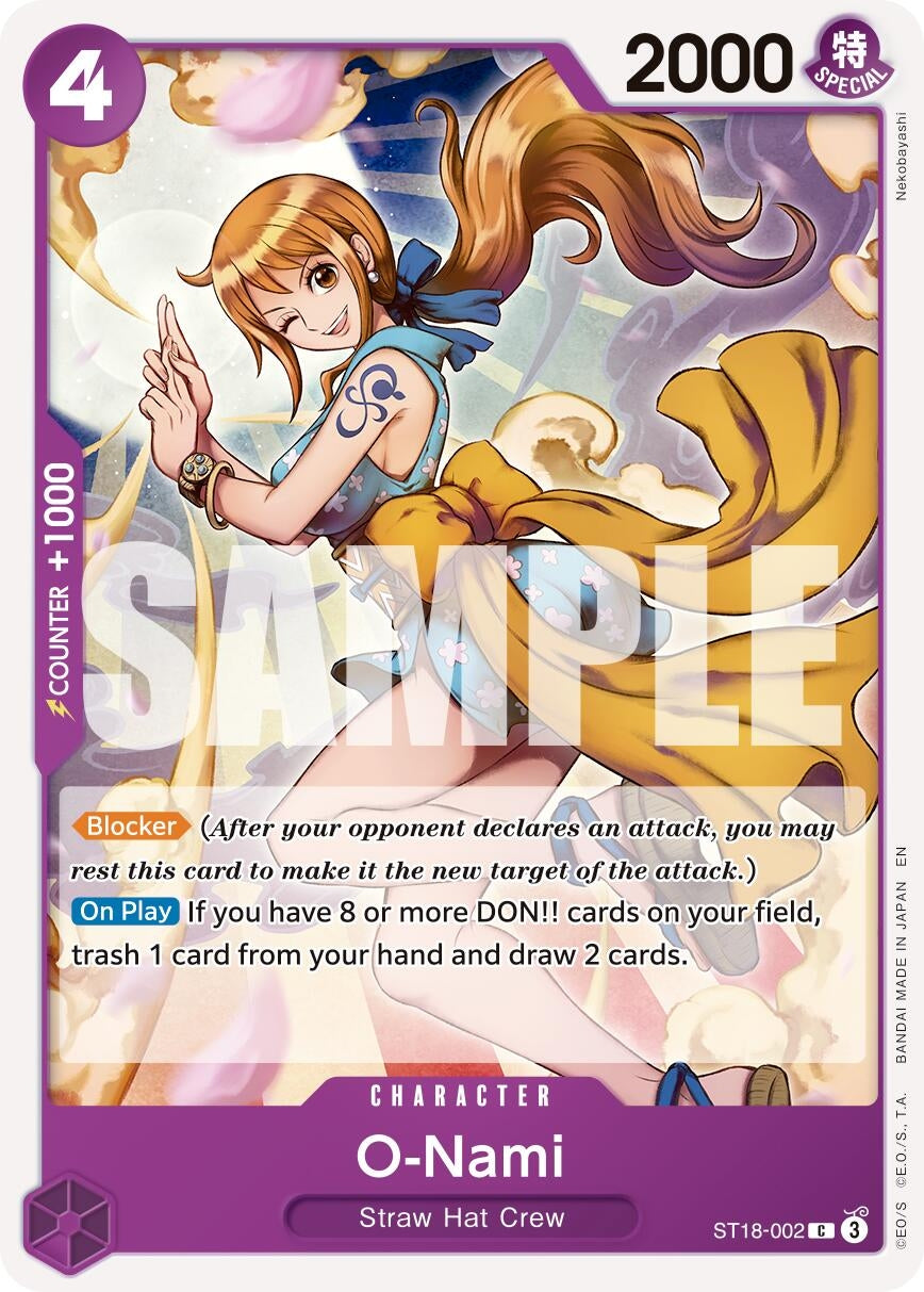 Image for O-Nami (Reprint) [ST18-002] - One Piece Card Game